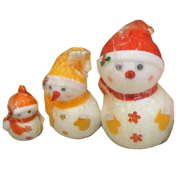 Snowman With Snowflakes Christmas Xmas Decoration Deferent Size