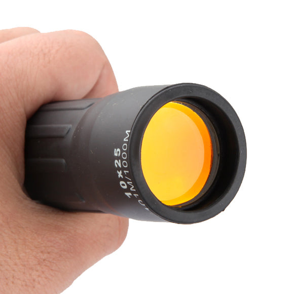 10x25 Portable Monocular Telescope Handy Eyepiece Lens Camping Hunting