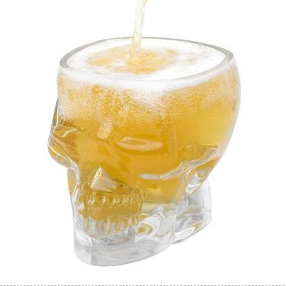 New Crystal Skull Head Vodka Whiskey Shot Glass Cup Drinking Ware for Home Bar
