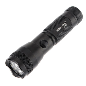 2 in1 Waterproof 7 LED Flashlight Light and 0.5mW Laser Point Pen