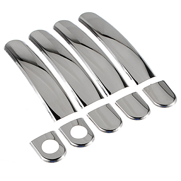 9pcs Audi VW Jetta Chrome Door Handle Covers Trim