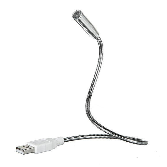Portable Desktop USB Flexible Snaky Neck Lamp Light For PC Laptop