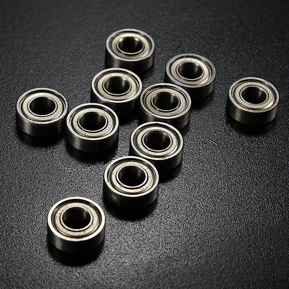 10Pcs 11x5x4mm Steel Shielded Deep Groove Ball Bearing MR115ZZ