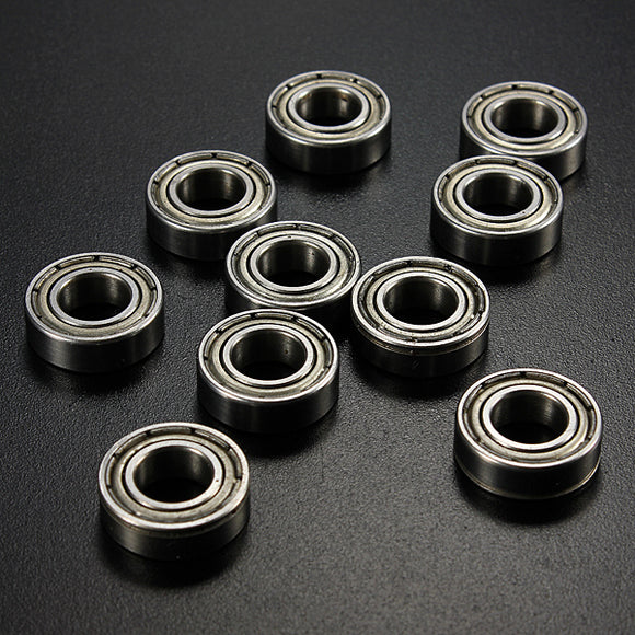 10Pcs 16mmx8mmx5mm Steel Shielded Deep Groove Ball Bearing 688ZZ