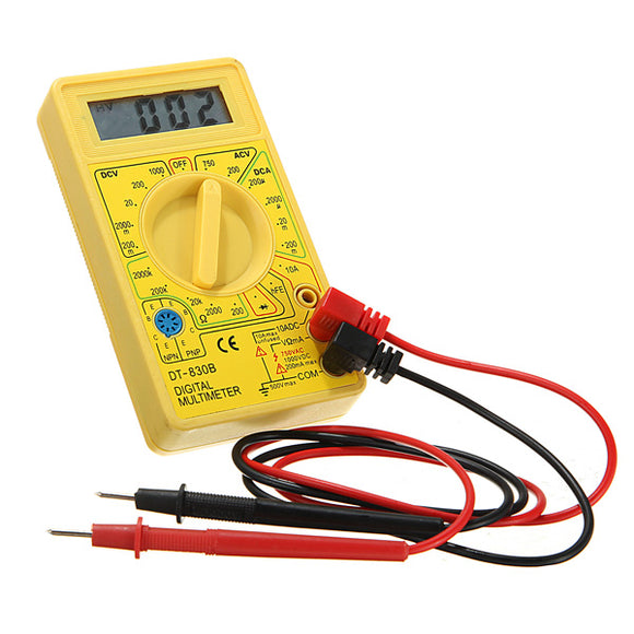 DT-830B Screen Digital Multimeter Volt Ohm Meter Ammeter