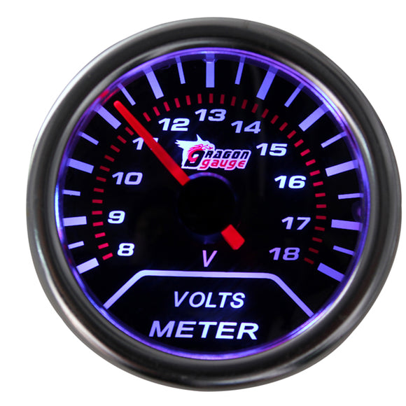 2 Inches 52mm Universal Digital LED 8-18V Car Voltage Gauge