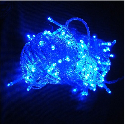 220V 500LED 50m Blue String Decoration Light For Christmas Party
