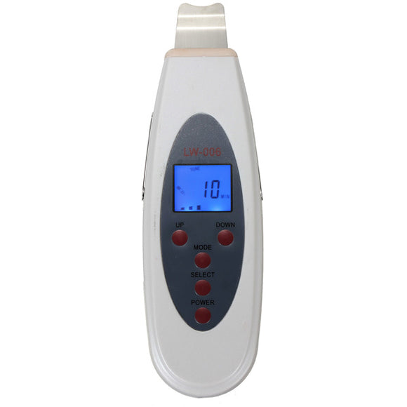 LW-006 Ultrasonic Skin Scrubber Facial Spa Massager Machine Equipment Exfoliating Blackhead