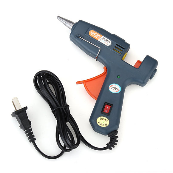 Blue 20W High Temperature Hot Melt Glue Gun