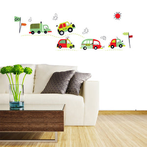 DIY Coloful Car Removable Wall Decal Stickers Art Kid Room Home Decor