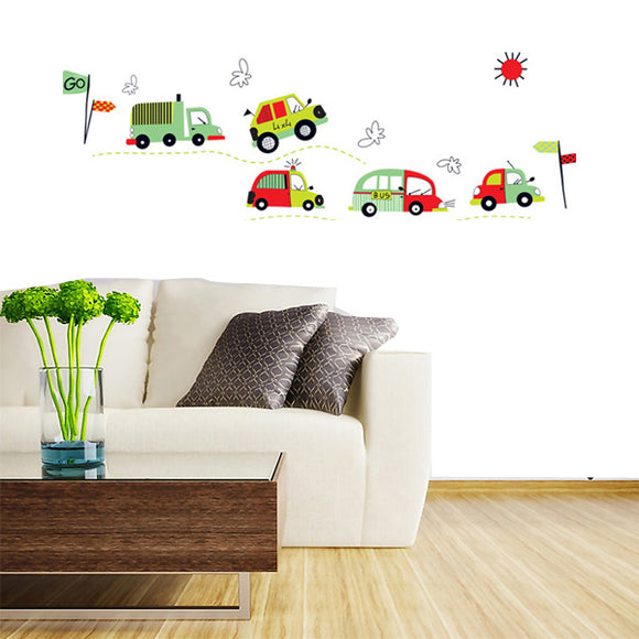 DIY Coloful Car Removable Wall Decal Stickers Art Kid Room Home Decor