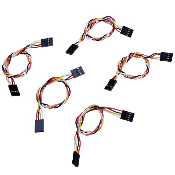 25pcs 4 Pin 20cm 2.54mm Jumper Cable DuPont Wire For Arduino Female To Female