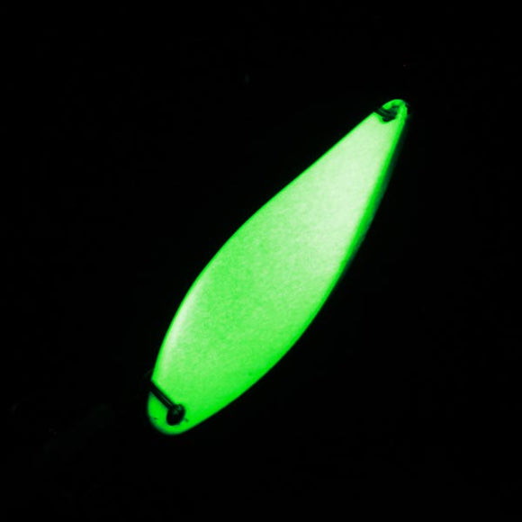 Luminous Swivel Spoon Blade Bass Bait Sequins Metal Fishing Lures