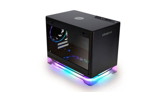 In-Win A1 Plus Pink mini-itx gaming chassis + 650W 80 plus gold psu