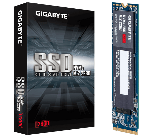 Gigabyte GP-GSM2NE3128GNTD 128Gb Gen3x4 series - NGFF ( M.2 ) 3D TLC SSD with NVMe PCIe (Gen3.0) x4 mode