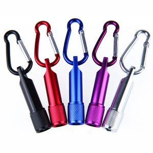 Mini LED Pocket Keyring Light Portable Flashlight Keychain Camping Torch Emergency Lamp