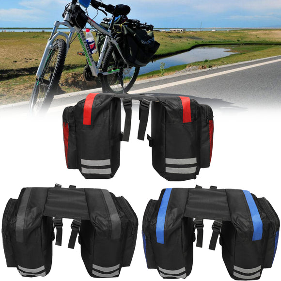 BIKIGHT 600D 20L Cycling Bike Luggage Bag Bicycle Rear Rack Seat Saddle Bag Cycling Pannier Waterpro