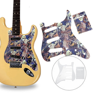 SSS PVC Loaded Prewired Humbucker Pickguard Pickups Set for Fender Electric Guitar