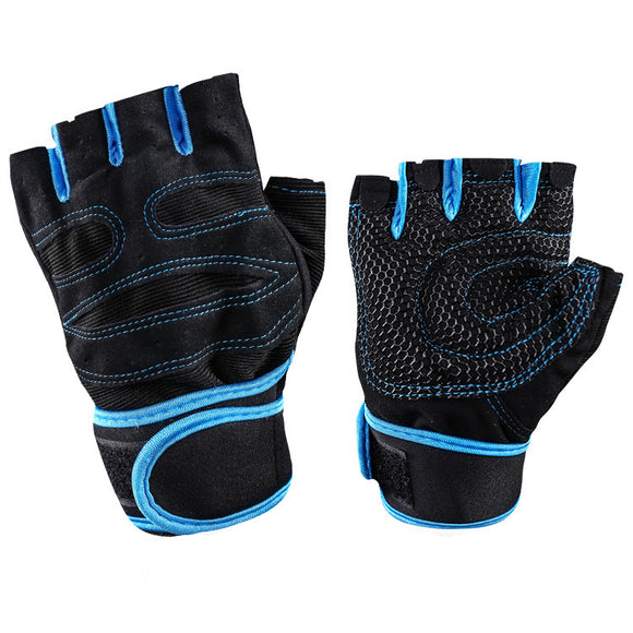 KALOAD 1 Pair Neoprene Sports Weight Lifting Gloves  Anti-slip Half Fingers Fitness Exercise Glove