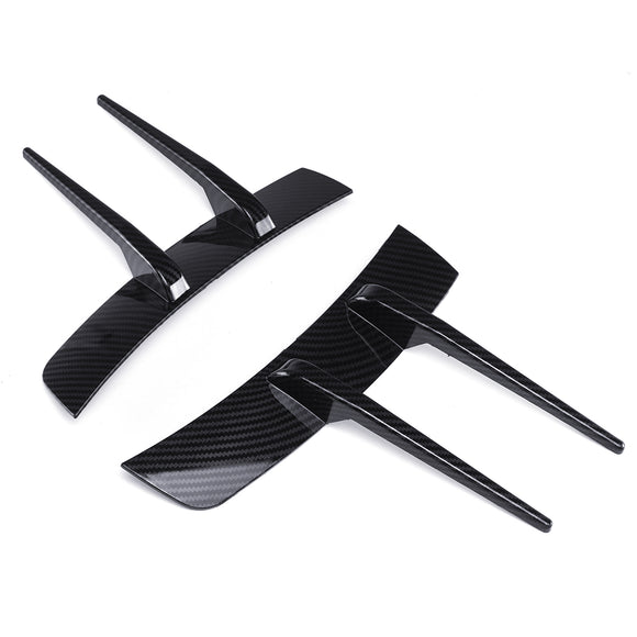 2Pcs Car Front Bumper Side Air Vent Splitter Spoiler Canard For Mercedes A Class W177 A35 A180 A200 A220 A250 2019+