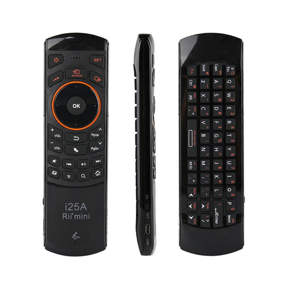 RII i25A K25A 2.4Ghz Wireless Air Mouse Keyboard Infrared Remote Control Audio Chat Learning