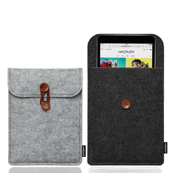 Soft Wool Felt Multifunctional Flip Shockproof Storage Sleeve Bag for iPad Mini 1&2&3&4