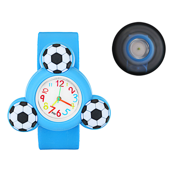 3D Cartoon Rotating Watch Basketball Dolphin Design Wrist Watch Boys Girls Gift Children Watches