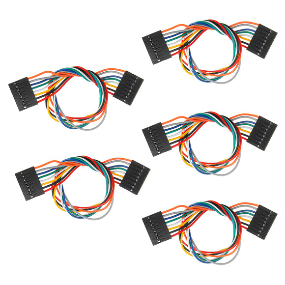 5pcs 2.54mm 20CM 8Pin Dupont Line Female To Female Jumper Cable