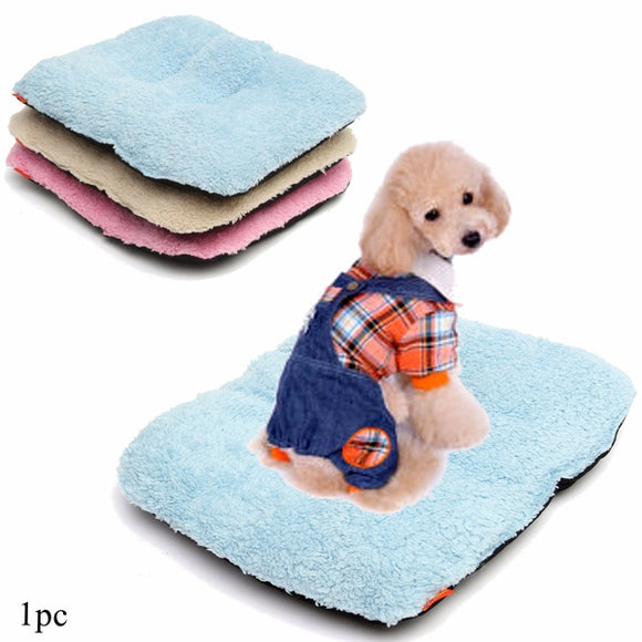 Ultra Soft Pets Dogs Cats Bed Kennel Pillow Puppy Cushion  Sofa Hot Mat Blanket