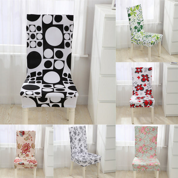 Garden Polyester Stretch Spandex Banquet Elastic Chair Seat Cover Party Dining Room Wedding Decor