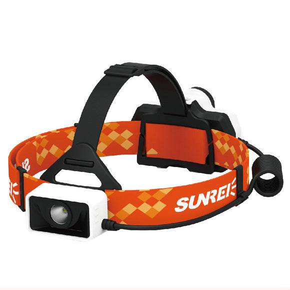 SUNREI Youpal 550LM Stepless Dimming Battery Indicator IPX6 Waterproof Bike Headlamp 18650 Battery U