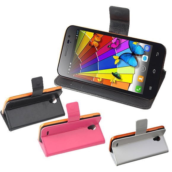 Flip PU Leather Protective Stand Holder Case For JIAYU G2F