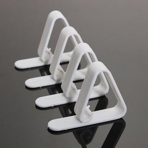4Pcs Plastic Table Cover Desk Skirt Clip Wedding Party Picnic Clamp
