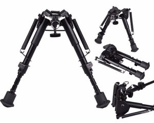 Brand New, 5 level Adjustable Spring Return Tactical Sniper Hunting Rifle Bipod Sling Mount