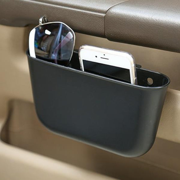 Portable Plastic Car Storage Box Car Seat Gap Pocket Phone Holder Organizer