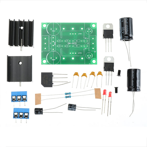 5V Power Amplifier Dual Power Supply Rectifier Filter Power Board 78XX79XX Adjustable Rectifier Filter Power Supply Board Kit QW-021D Full Set of Parts
