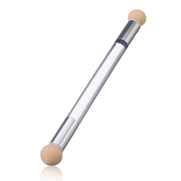 Dual-head Phototherapy Stippling Sponge Nail Art Pen Brush Gradient Shading Pencil Removable