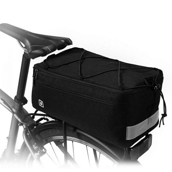 SAHOO 600D Twill 8L Cycling Bicycle Thermal Insulated Trunk Bag Cooler Lunch Bike Bag Shoulder Strap