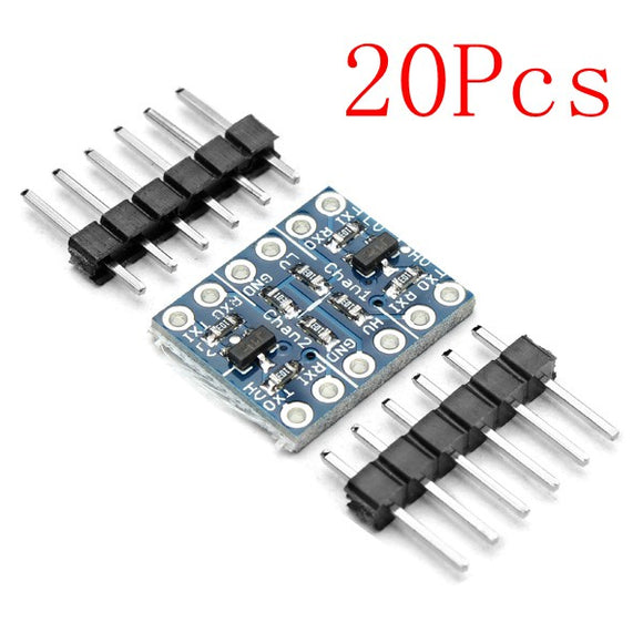 20Pcs Two Channel IIC I2C Logic Level Converter Bi-Directional Module