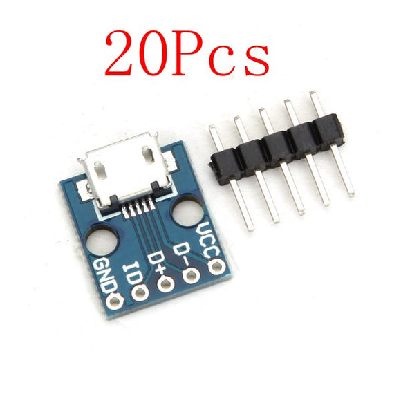 20Pcs CJMCU Micro USB Interface Board Power Switch Interface