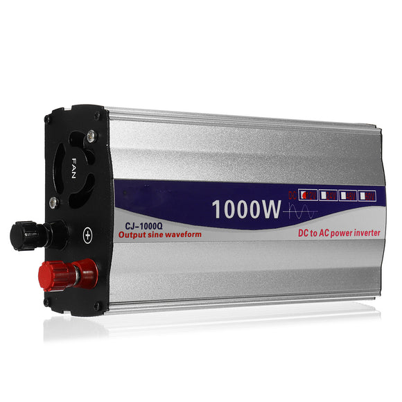 1000W Peak 12V / 24V to 220V Pure Sine Wave Inverter Power Inverter Converter