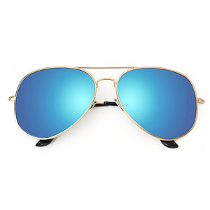 Men Retro Sunglasses Sports Polarized Fishing Golf Blue Lens Glasses