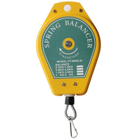 Retractable Spring Balancer Screwdriver Hanging Tool Torque Wrench Hanger Steel Wire Rope Measuring Tool Holder Ergonomic Hanging Balance BOX