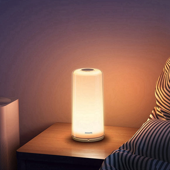 XIAOMI MIJIA Zhirui Smart LED Bedside Lamp RGBW Dimmable Night Light WiFi bluetooth APP Control AC100-240V