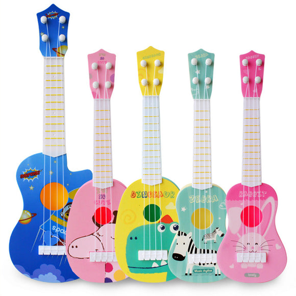 4 String Plastic Cute Animal Mini Ukulele Musical Instruments Toys for Children