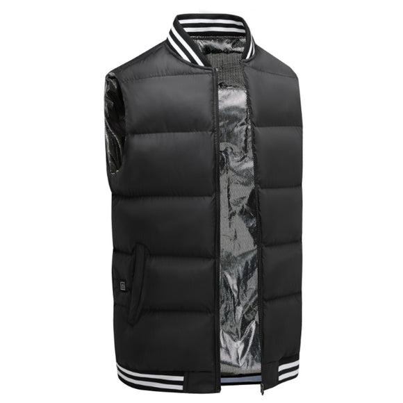 45 Men Women Five-zone USB Electric Heating Waistcoat Heated Jacket Winter Warmer Smart Constant Temperature