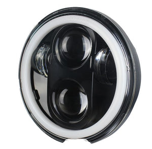Moto Accessories 5.75" 7" inch headlight motorcycle 5 3/4" led head light for Harley with halo
