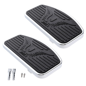 Universal Motorcycle Foot Pegs floorboards Foot Rests Footpeg For Honda VTX 1300/1800 Suzuki Boulevard C50/Volusia