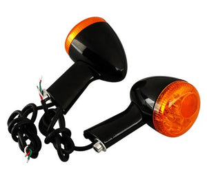 Harley sportster xl 883 1200 rear turn signal indicators amber light 1992-2020
