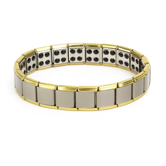 Stainless Steel Energy Health Healing Men Bracelet Jewelry
